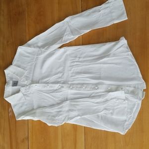 Tristan White Button Down Shirt